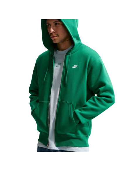 Bluza męska nike club bb fz hoodie zielona fn3861 365
