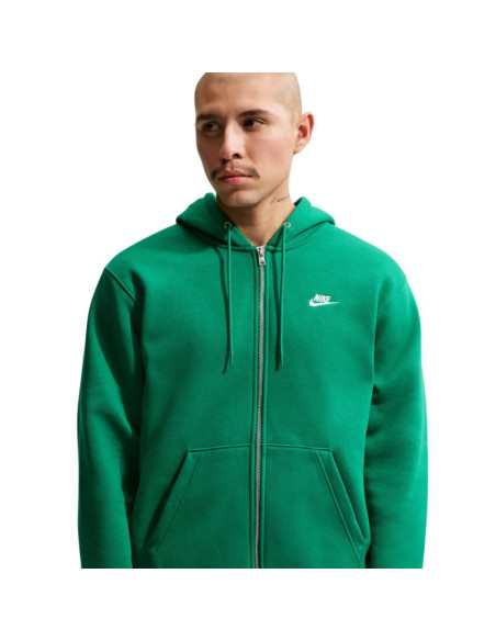 Bluza męska nike club bb fz hoodie zielona fn3861 365