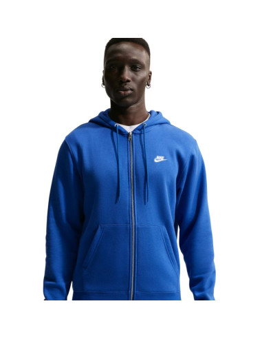 Bluza męska nike club bb fz hoodie niebieska fn3861 480