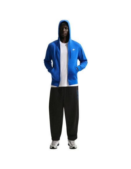 Bluza męska nike club bb fz hoodie niebieska fn3861 480