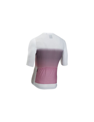 Koszulka rowerowa northwave blade air jersey s/s biało różowa