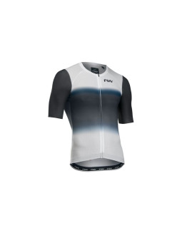 Koszulka rowerowa northwave blade air jersey s/s biało czarna