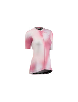 Koszulka rowerowa northwave blade woman jersey s/s różowy