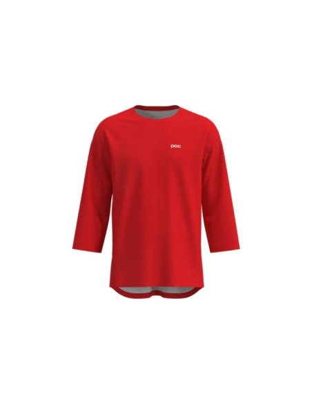 Koszulka rowerowa poc m's motion air 3/4 jersey czerwona