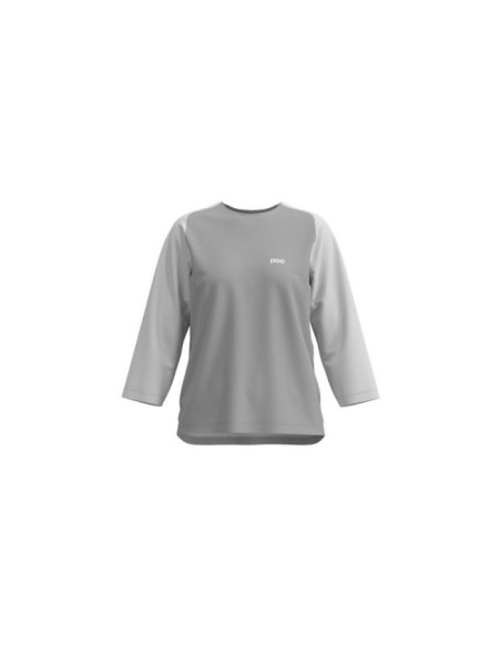 Koszulka rowerowa poc w's motion air 3/4 jersey szara