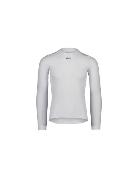 Koszulka rowerowa poc essential layer ls - biały