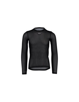 Koszulka rowerowa poc essential layer ls - czarny