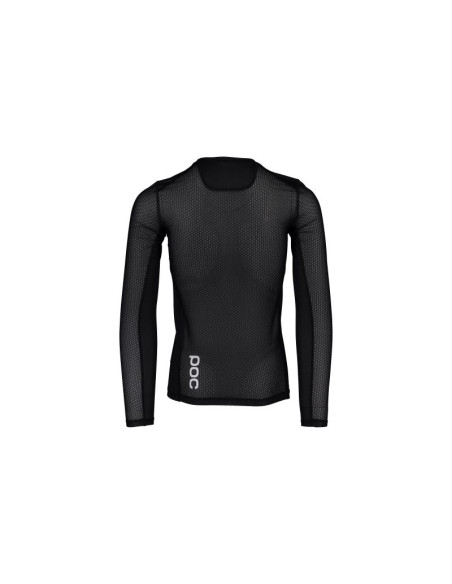 Koszulka rowerowa poc essential layer ls - czarny