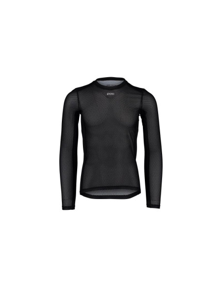Koszulka rowerowa poc essential layer ls - czarny