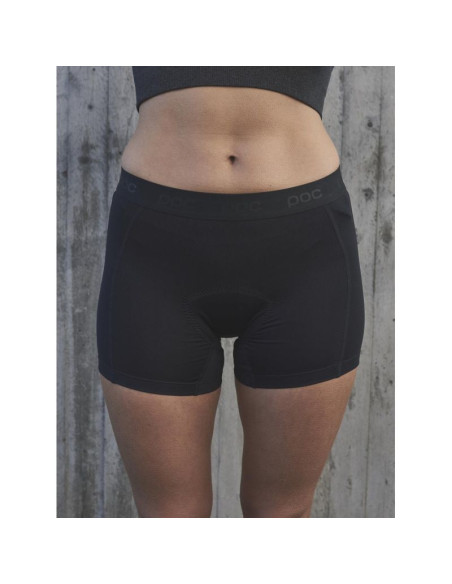 Bokserki rowerowe poc w's re-cycle boxer - czarny