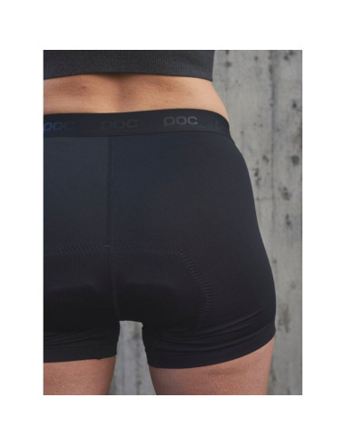 Bokserki rowerowe poc w's re-cycle boxer - czarny
