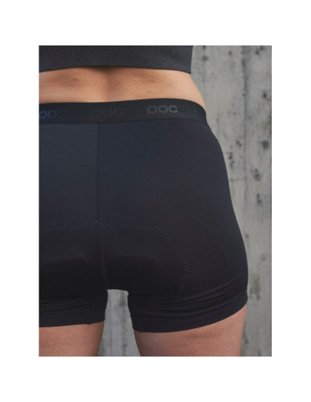 Bokserki rowerowe poc w's re-cycle boxer - czarny