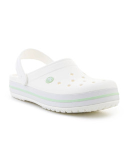 Crocs crocband white/serene green 11016-1yl