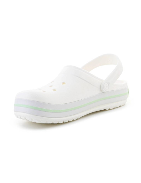 Crocs crocband white/serene green 11016-1yl