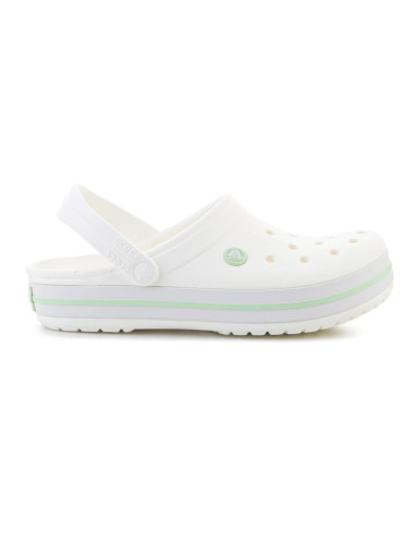 Crocs crocband white/serene green 11016-1yl