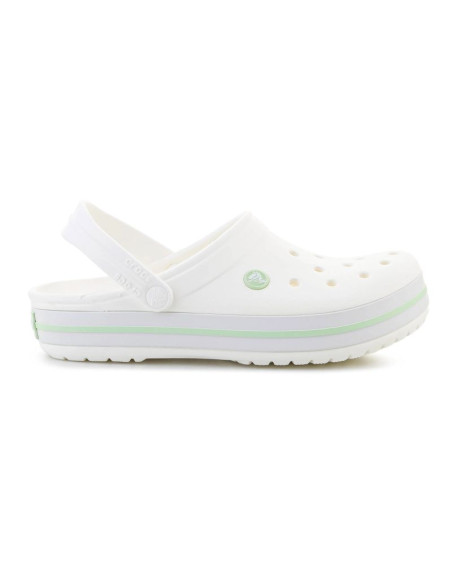 Crocs crocband white/serene green 11016-1yl