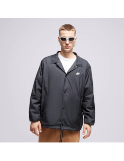 Kurtka męska przejściowa nike club coaches jacket czarna - fn3316-010