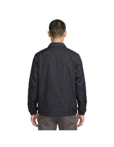 Kurtka męska przejściowa nike club coaches jacket czarna - fn3316-010