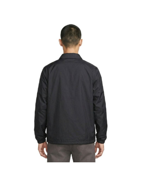 Kurtka męska przejściowa nike club coaches jacket czarna - fn3316-010