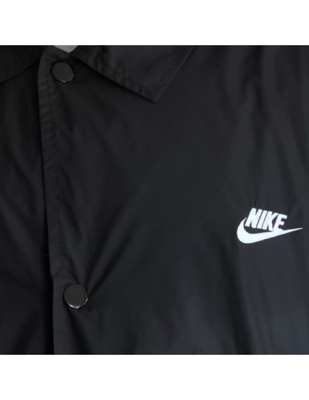 Kurtka męska przejściowa nike club coaches jacket czarna - fn3316-010