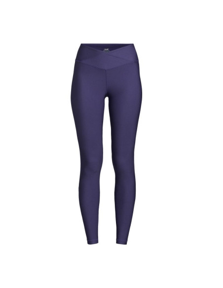 Legginsy damskie z wysoką talią casall overlap high waist tights fioletowy