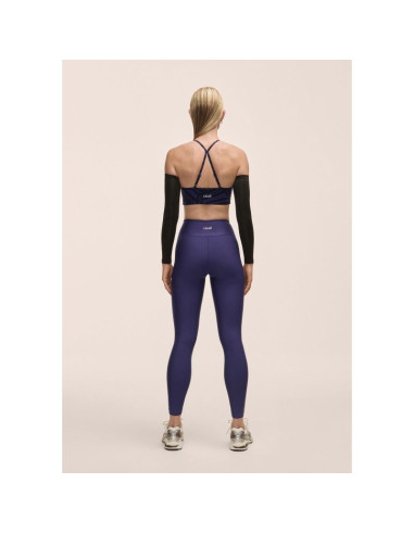 Legginsy damskie z wysoką talią casall overlap high waist tights fioletowy
