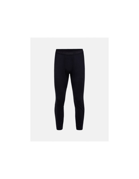 Spodnie termiczne peak performance magic 7/8 long johns wool-blend baselayer men czarny