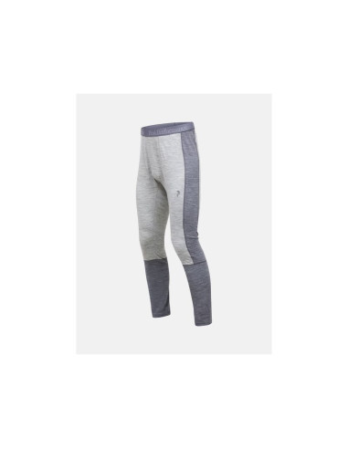 Spodnie termiczne peak performance magic 7/8 long johns wool-blend baselayer men szary