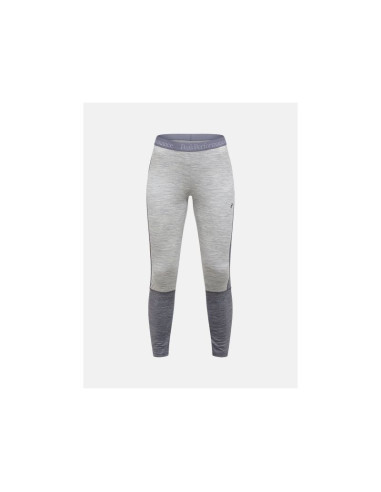 Spodnie termiczne peak performance magic 7/8 long johns wool-blend baselayer women szary