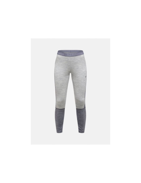 Spodnie termiczne peak performance magic 7/8 long johns wool-blend baselayer women szary
