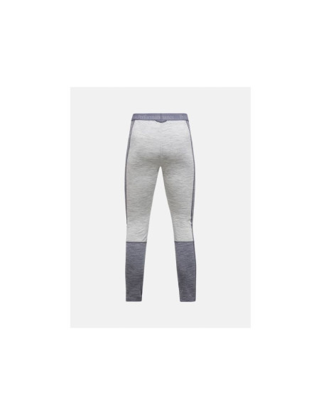 Spodnie termiczne peak performance magic 7/8 long johns wool-blend baselayer women szary