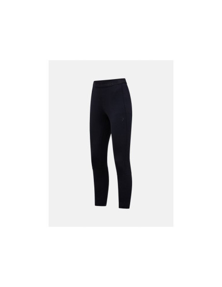 Spodnie termiczne peak performance magic 7/8 long johns wool-blend baselayer women czarny