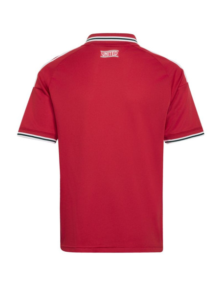 Koszulka dla dzieci adidas manchester united 26/27 home jersey czerwona kc4796