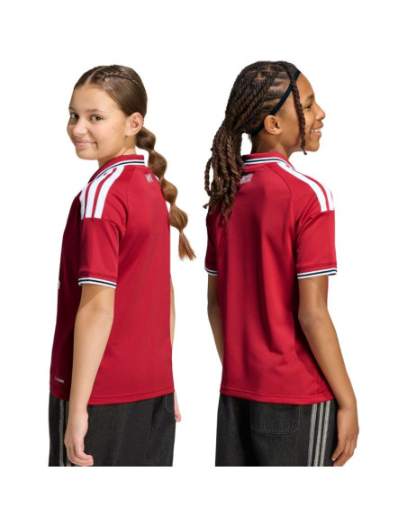 Koszulka dla dzieci adidas manchester united 26/27 home jersey czerwona kc4796