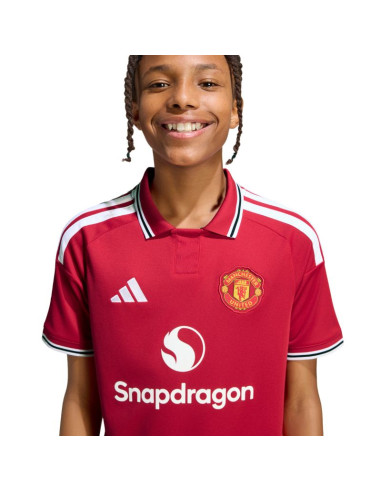 Koszulka dla dzieci adidas manchester united 26/27 home jersey czerwona kc4796