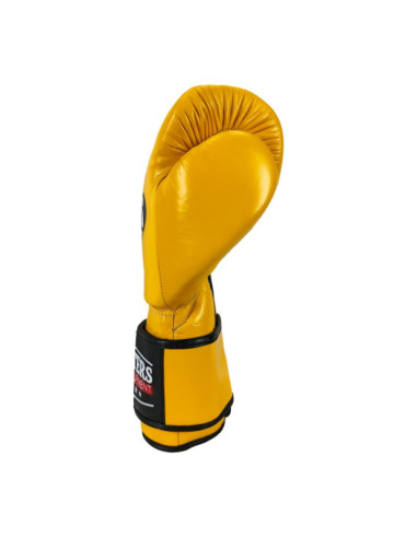 Rękawice bokserskie skórzane rbt-mex 12 oz żółte