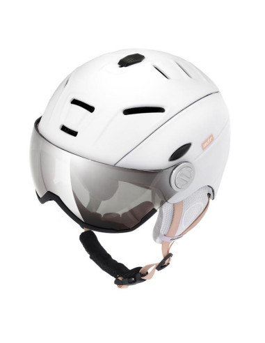 Kask narciarski meteor holo xl 61-63 cm biały