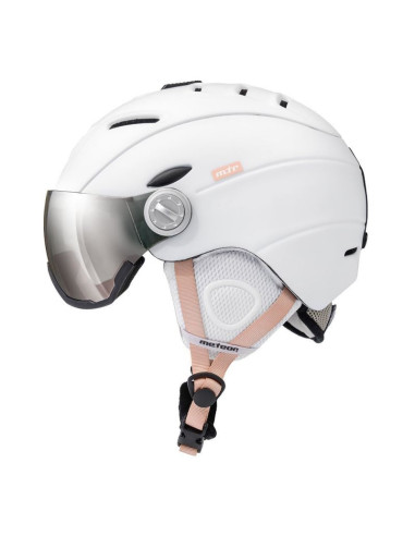 Kask narciarski meteor holo xl 61-63 cm biały
