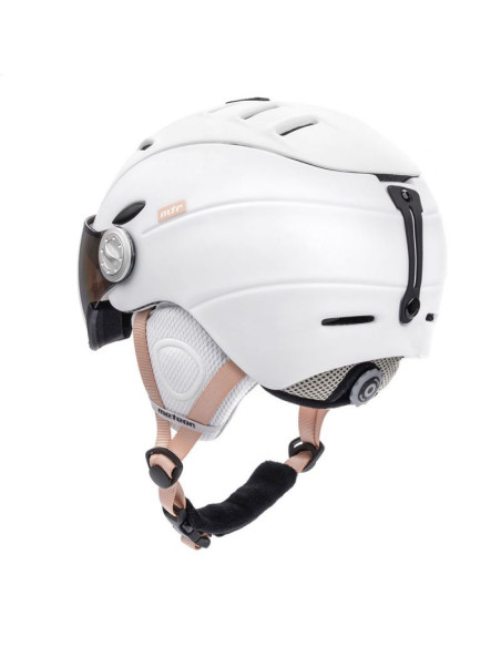 Kask narciarski meteor holo xl 61-63 cm biały