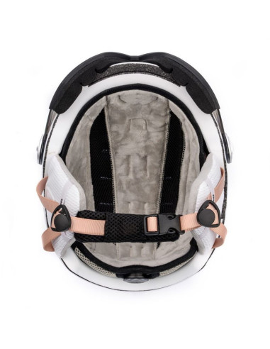 Kask narciarski meteor holo xl 61-63 cm biały