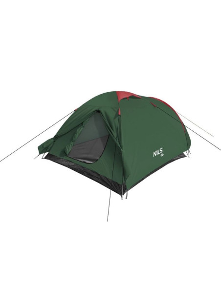 Namiot kempingowy nils camp rocker nc6013 3 osobowy zielono-czerwony