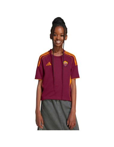 Koszulka dla dzieci adidas as roma 25/26 home bordowa jx2613