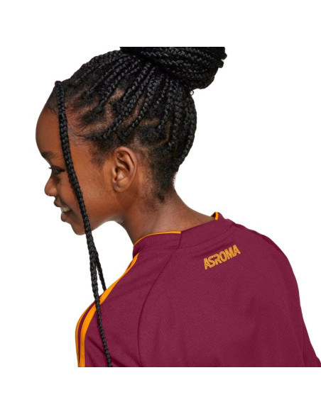 Koszulka dla dzieci adidas as roma 25/26 home bordowa jx2613