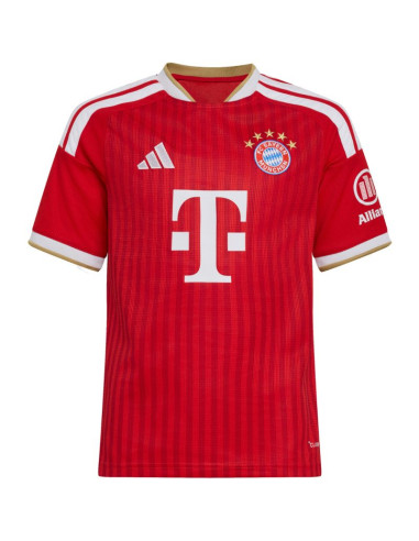 Koszulka dla dzieci adidas fc bayern 26/27 home jersey czerwona jz3098