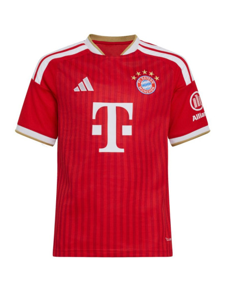 Koszulka dla dzieci adidas fc bayern 26/27 home jersey czerwona jz3098