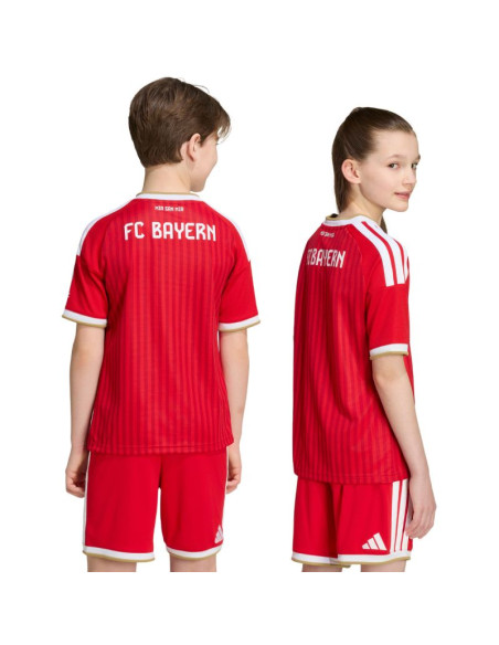 Koszulka dla dzieci adidas fc bayern 26/27 home jersey czerwona jz3098