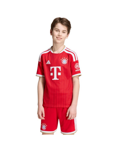 Koszulka dla dzieci adidas fc bayern 26/27 home jersey czerwona jz3098