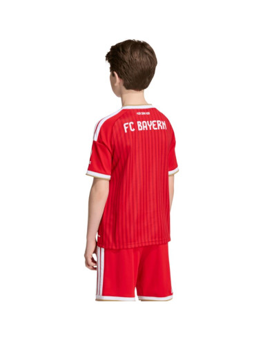 Koszulka dla dzieci adidas fc bayern 26/27 home jersey czerwona jz3098