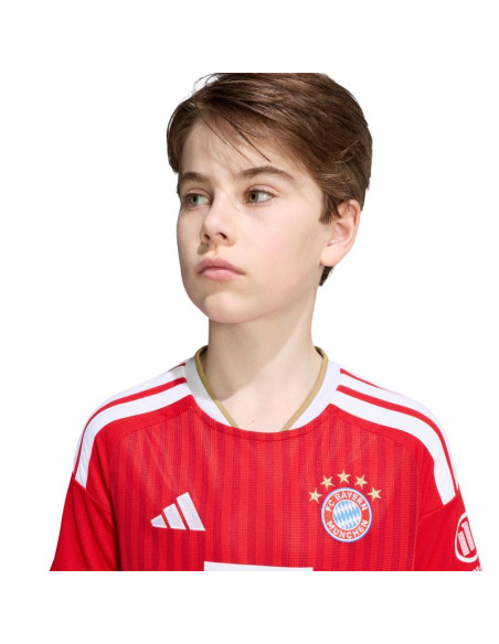 Koszulka dla dzieci adidas fc bayern 26/27 home jersey czerwona jz3098