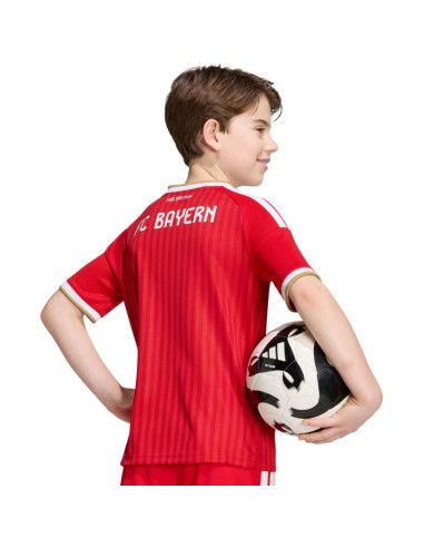Koszulka dla dzieci adidas fc bayern 26/27 home jersey czerwona jz3098